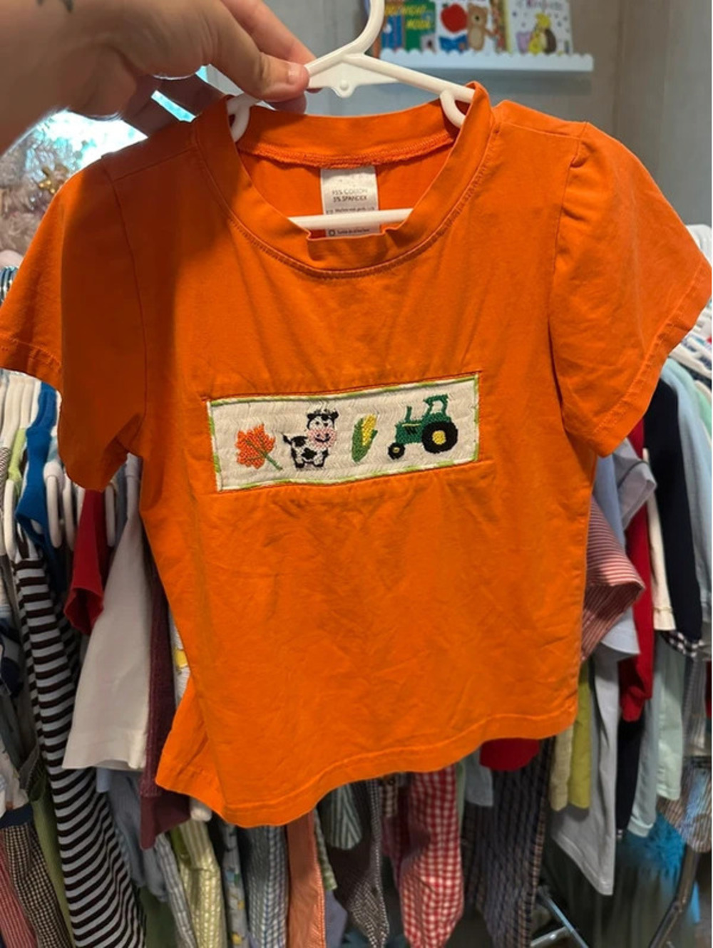 Boy's Farm Smocked Shirt